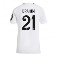 Real Madrid Brahim Diaz #21 Fußballbekleidung Heimtrikot Damen 2024-25 Kurzarm